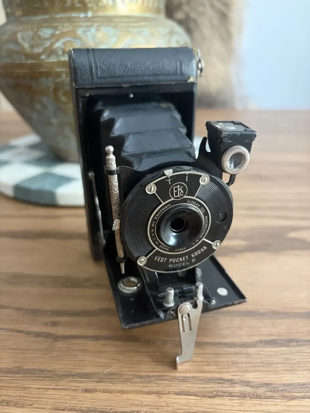 Antique 1920s Kodak Vest Pocket Model B 127 Film Kodak Folding Camera